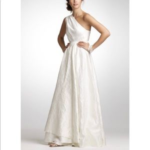 NWT J. Crew one-shoulder Wedding Dress